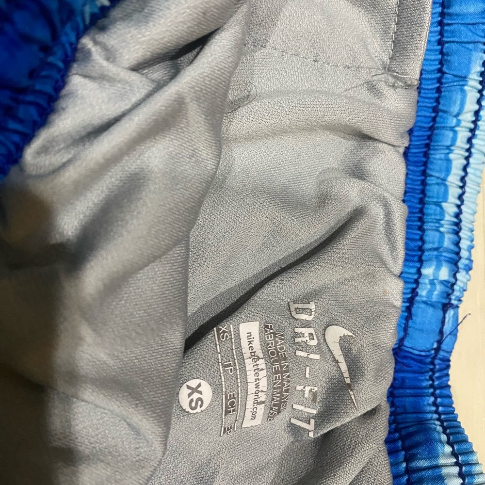 Nike Blue and Gray Dri-FIT Shorts - Picture 3 of 6